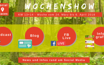 Social Media News aus der 13. + 14. Kalenderwoche